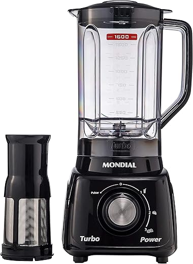 Liquidificador Turbo Power Mondial 550W: O Poder e a Praticidade na Sua Cozinha!